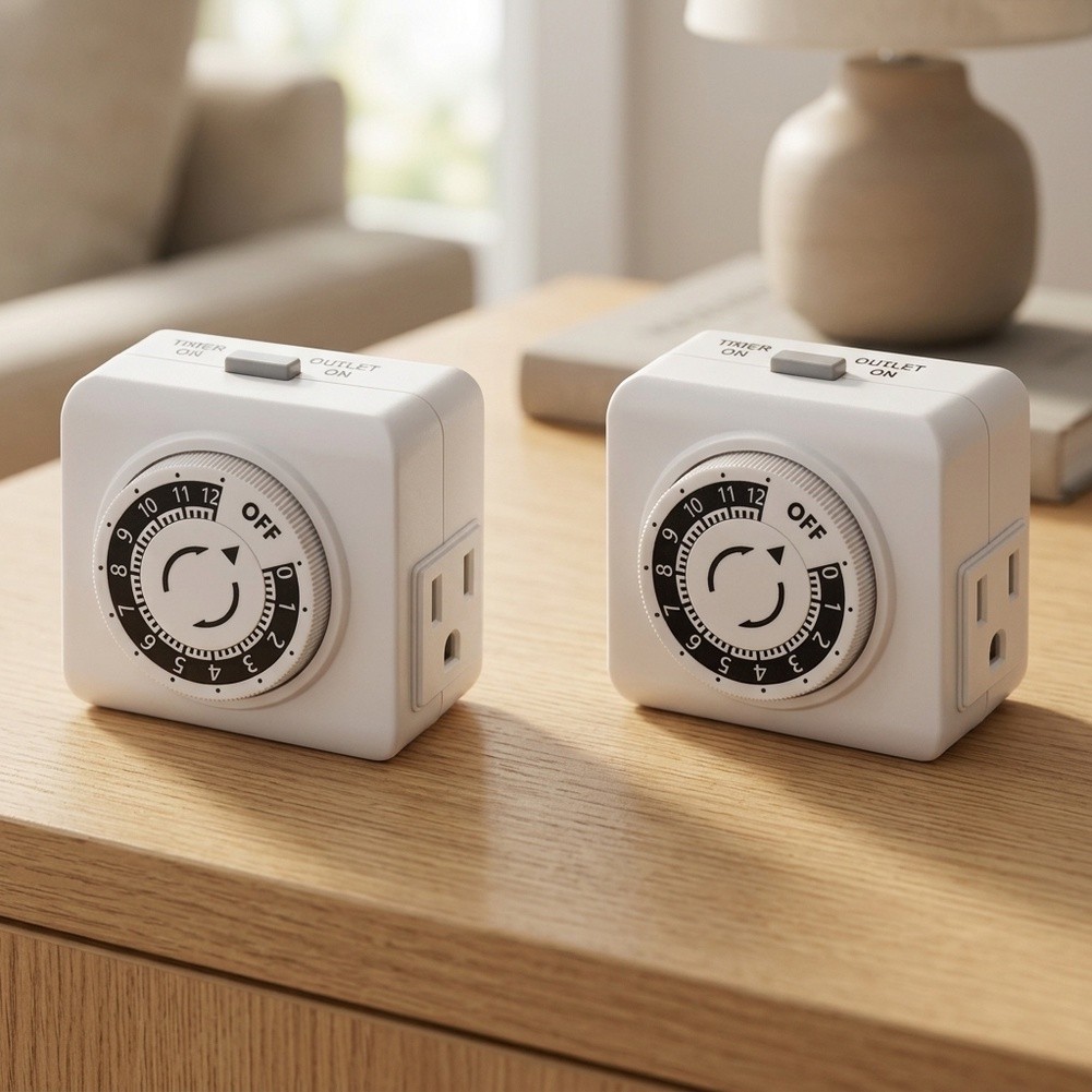 Набор из 2 штук: механический  – обзор и цена Timer Dual Outlet