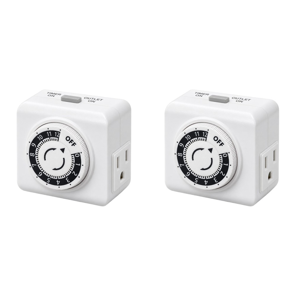 Набор из 2 штук: механический  – обзор и цена Timer Dual Outlet